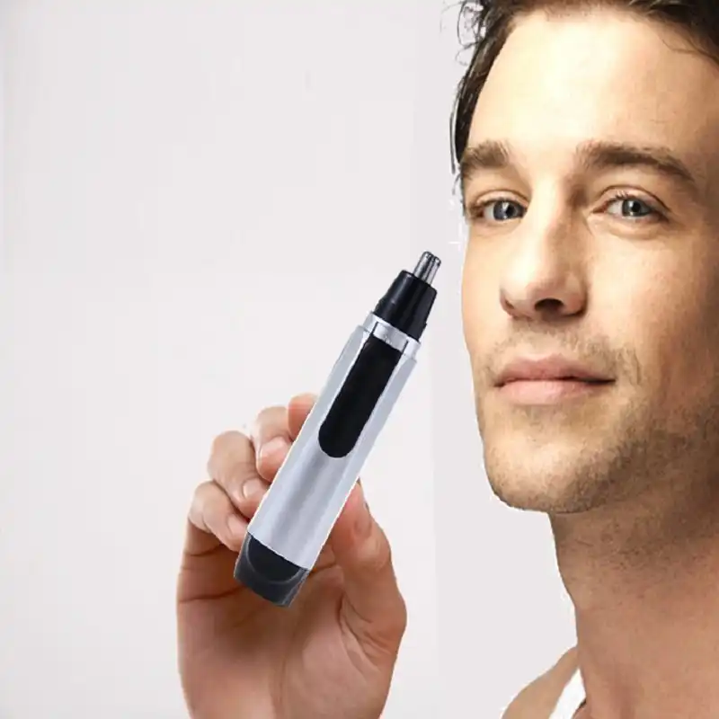 Men Nose Hair Trimmer Hair Removal Epilator Battery Nose Ear Hair