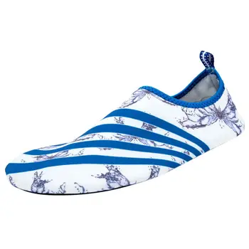 

Outdoor Men Woman Barefoot Skin Sock Striped Shoes Beach Pool GYM Aqua Water Socks Beach Swim Slipper On Surf Plus Size