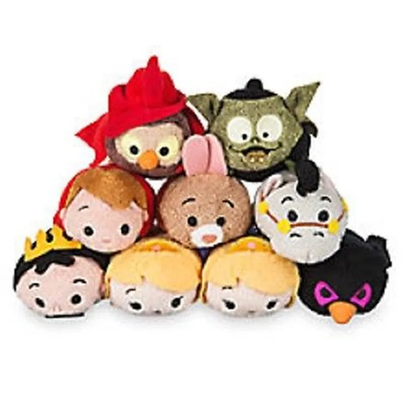 

Sleeping Beauty Aurora Prince Philip Owl Rabbit Maleficent's Goon Mini Plush Toy Cute Stack Smartphone Cleaner Kids Toys Gifts