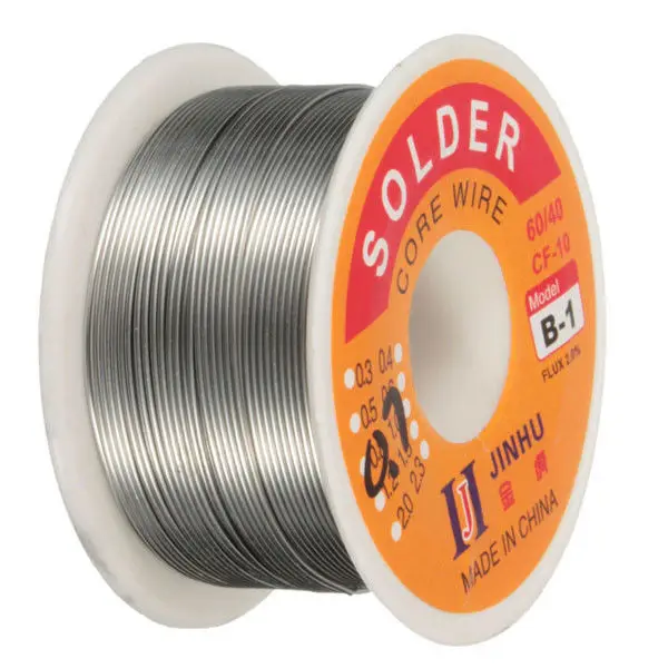 100g 0.7mm 60/40 Tin Lead Soldering Wire Reel Solder Rosin Core | Инструменты