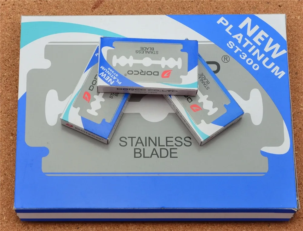 1000 Pcs Razor Blades Stainless Steel Hairdressing Blades Salon Barbers