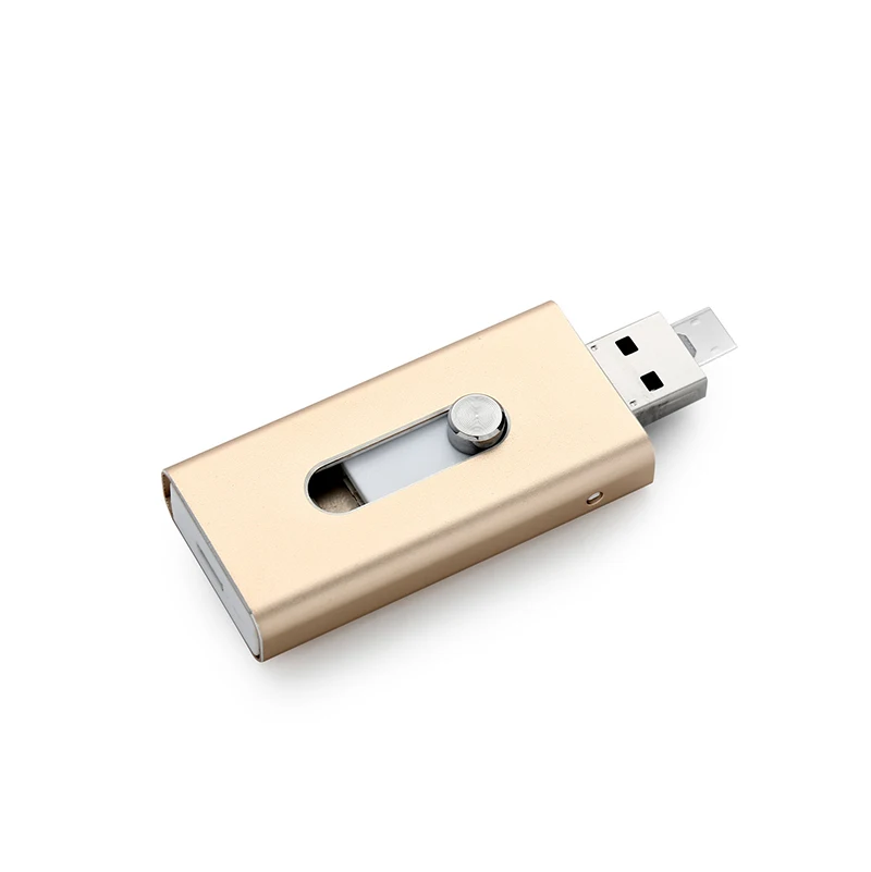 USB флеш-накопитель OTG 64 Гб 128 г флеш-накопитель 3 в 1 u диск для apple iphone Memory stick 16 Гб роскошный android USB 2,0 pendrive i DRIVE