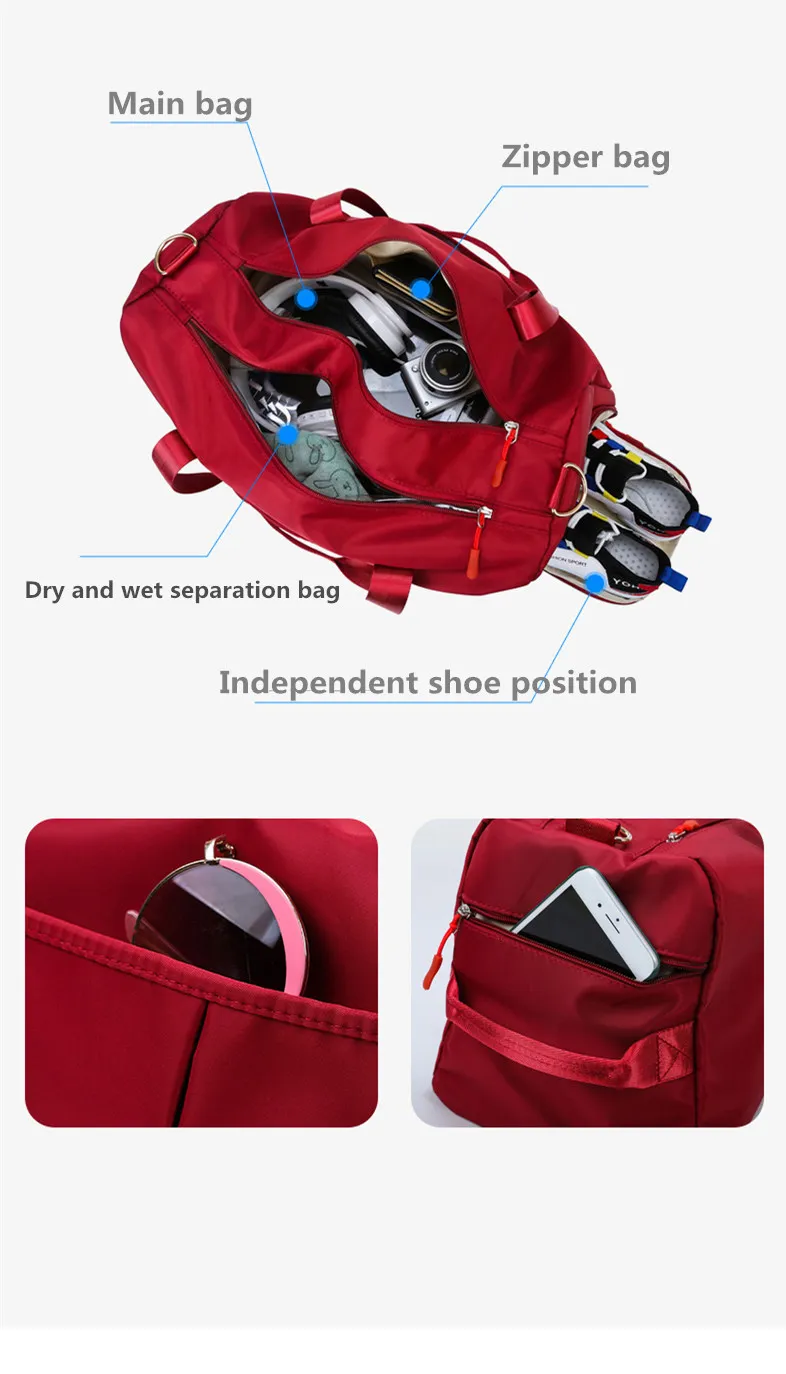 Сумка-Органайзер для путешествий с ручкой, женские водонепроницаемые сумки, дорожная сумка, большая емкость, ручная сумка для багажа, Malas Mala