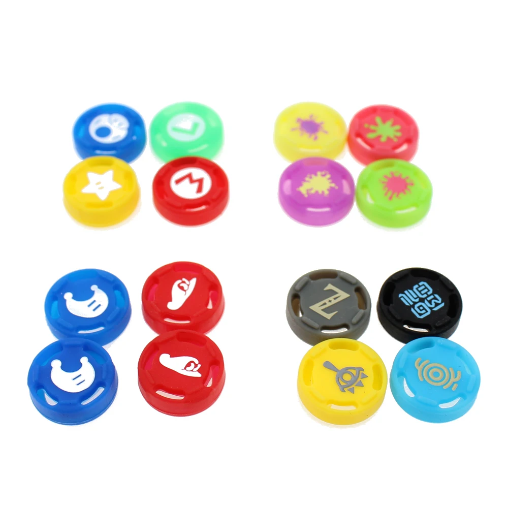 

TingDong 4 pcs for Joy Con Silicone Joystick Thumb Stick Grip Cover Case Analog Caps for Nintend Switch NS Joy-Con Controller