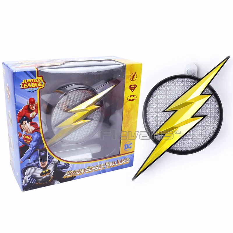 

DreamEX Original Batman Superman The Flash Intelligence 3M Body Induction Wall Lamp Figure Model Toy Boxed