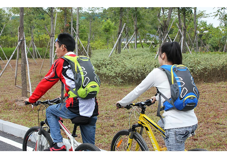 ANMEILU 15L велосипедный рюкзак с дождевиком водонепроницаемый нейлоновый MTB велосипедная сумка для спорта на открытом воздухе велосипедный рюкзак, без сумки для воды