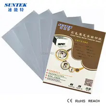 Suntek водная слайдер переводная бумага для дерева печать лазерным принтером белый цвет на темном фоне