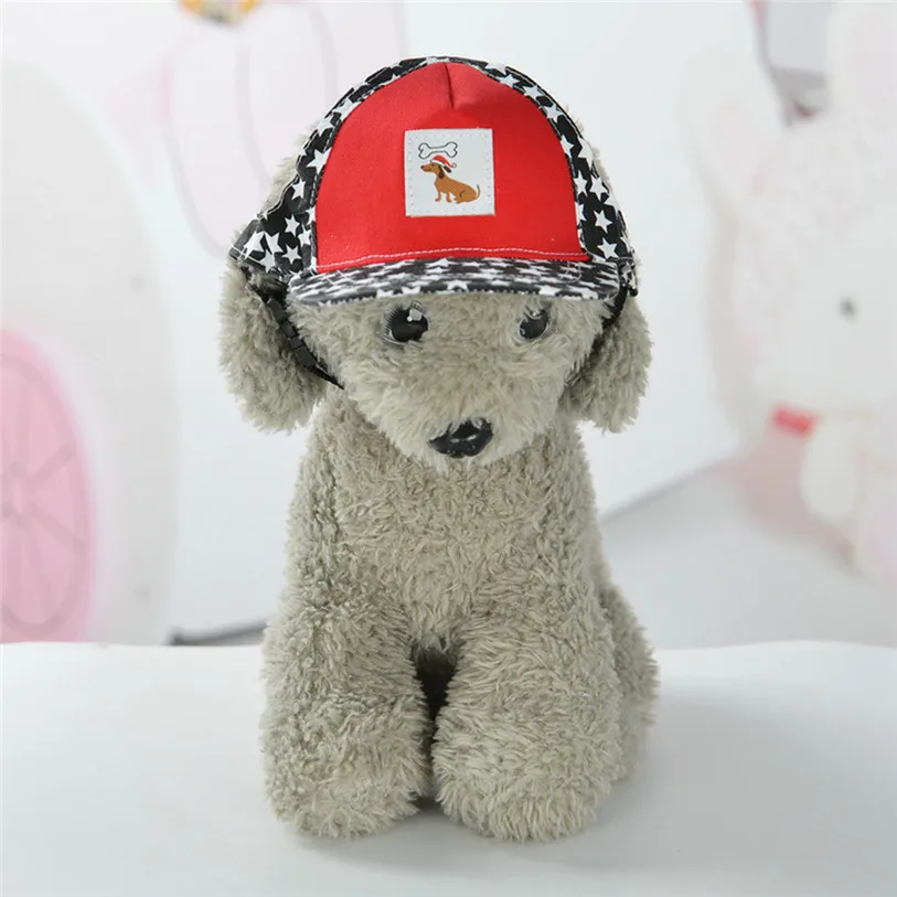 Summer Small Pets Cap Hat Dog Cat Headband Canvas Outdoor Headdress Costumes Hair Band Visor Hat Cat Dog Accessories 40JA14 (2)