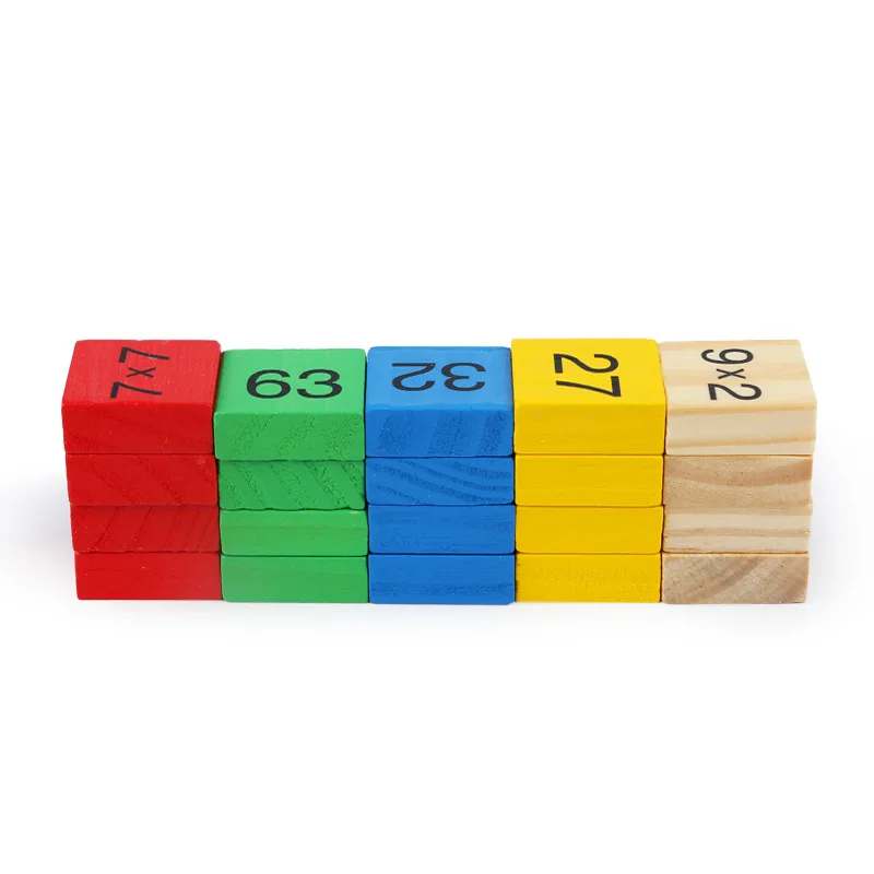  Wooden Montessori Math Materials Multiplication Table Educational Learning Toys for 3 Years Old Jug