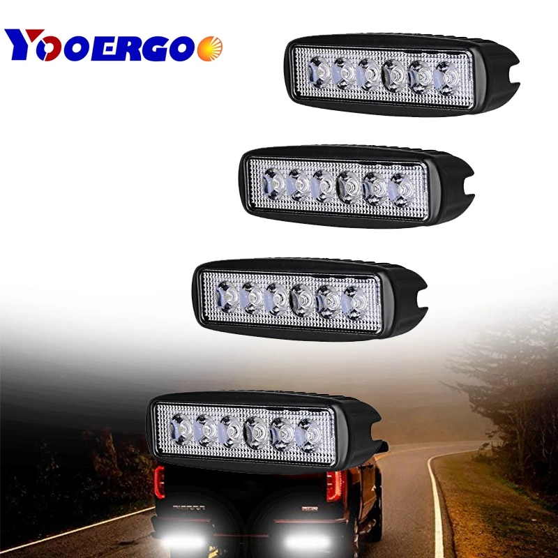 

4 Pcs Downlight Led 18W LED Work Light for Motorcycle Driving Boat Car Tractor Truck SUV as Worklight/ Flood Light/ Spot Light