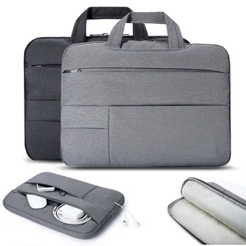 

Portable Notebook Handbag 13" 14" 15" Laptop Bag Sleeve Case Protector Multi-Pocket Bag For Dell HP Macbook Xiaomi Surface pro