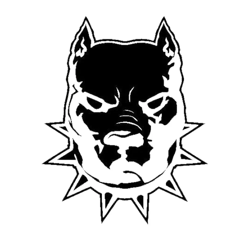 7.6*10.2CM Pitbull Tribal Dog Vinyl Decal Classic Funny 