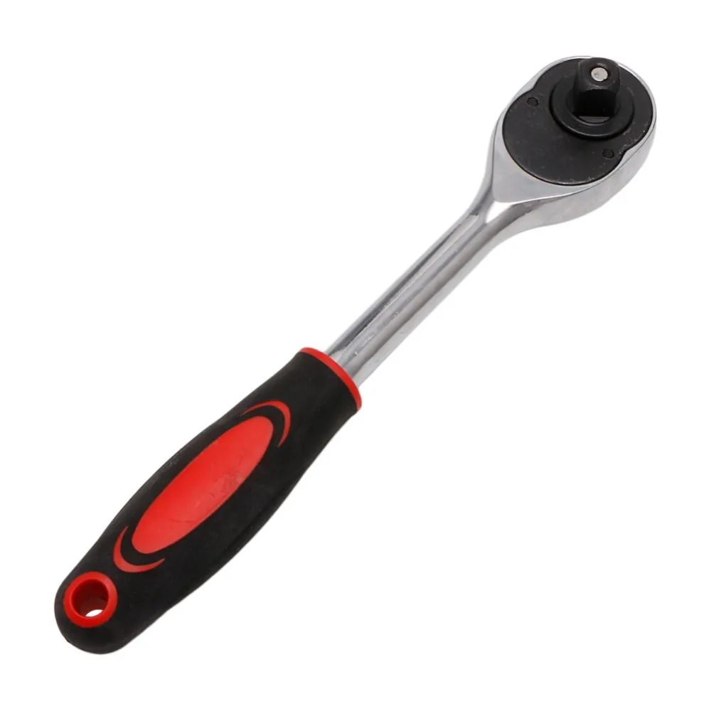 

New 1/4" Drive Quick Release Ratchet Socket Wrench Hand Repairing Tool Professional 45-48 HRC