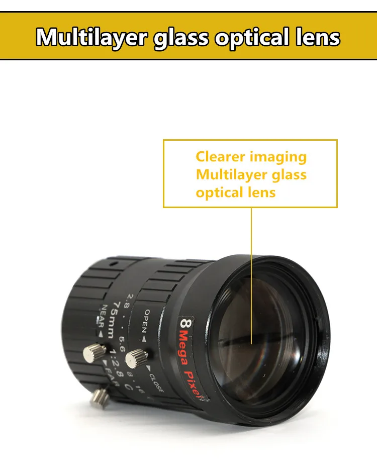 Multilayer glass optical lens