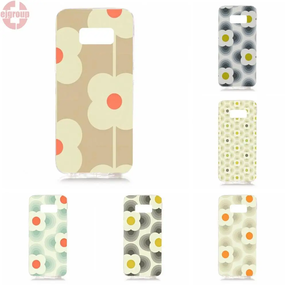 

Bixedx Custom Orla Kiely Folio For Samsung Galaxy S8 5.8 inch G950 G950F SM-G9500 Soft TPU Silicon Fashion Phone Case