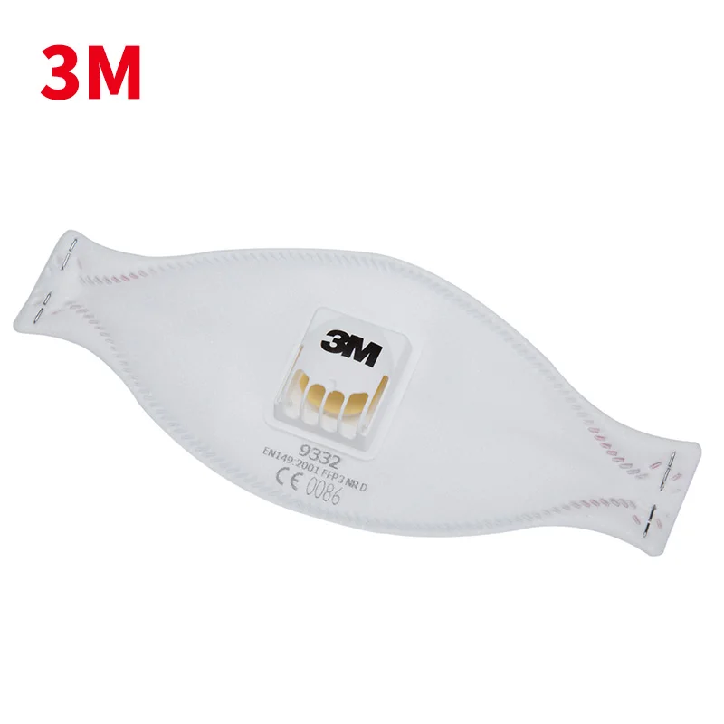 3 м 9332 Masks10pcs/коробка Anti-pm2.5 Складная маска FFP3 утверждения N99 прохладным потоком сварочные маски безопасности респиратор Маска GM940