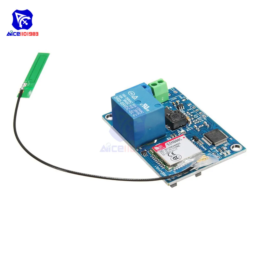 1 канал GSM SIM800C релейный модуль SIM800C STM32F103CBT6 антенна 2G сеть для Arduino умный дом SMS GSM переключатель дистанционного управления