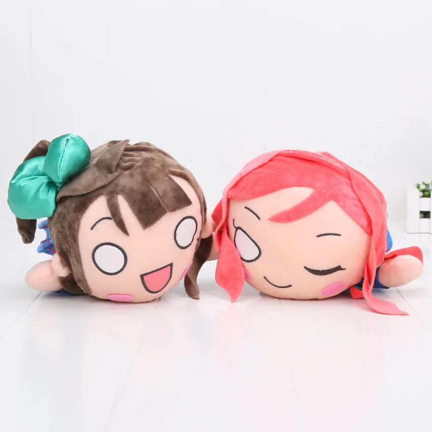 Lovelive Sonoda Umi Big Face Lying Doll Pillow Plush Toys Stuffed Figure Toys