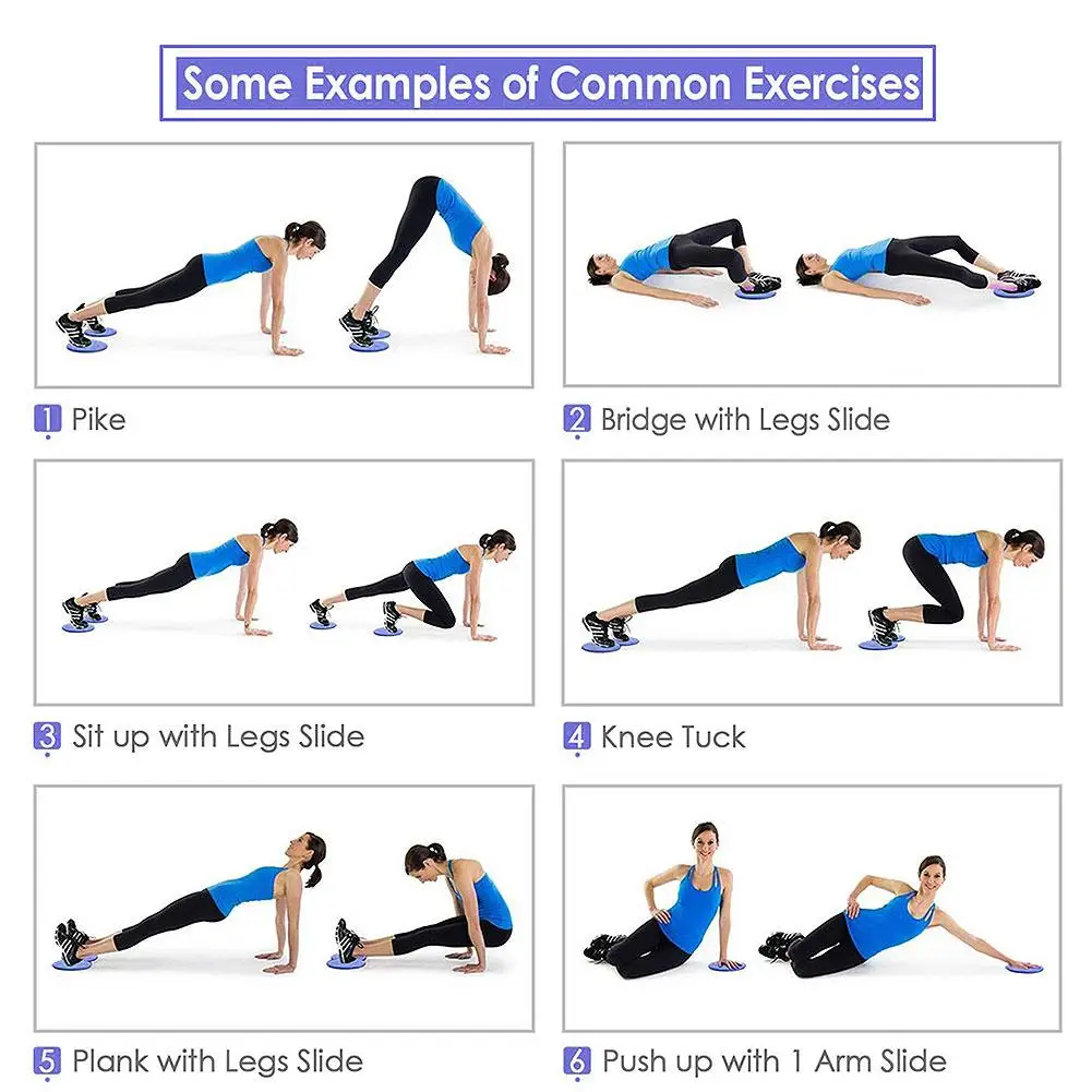 Набор из 2 предметов для фитнеса, скользящие диски, коврик, слайдер, фитнес диск, скользящая пластина, Йога, тренажерный зал, брюшное ядро, тренировочное оборудование