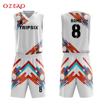 

top quality digital sublimation printing basketball jersey make unique basketball sets sportswear