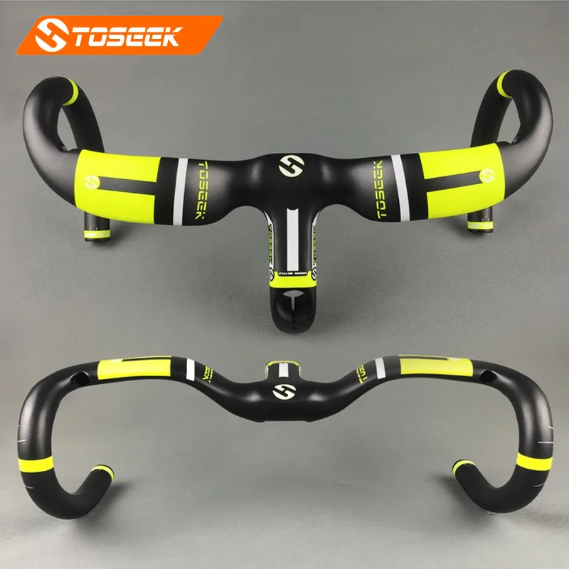 new style full carbon fiber road bike integrated h...