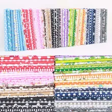 7 листов 10 цветов пэчворк высокого качества DIY шитье смешанный стиль цветочный принт хлопок ткань материал