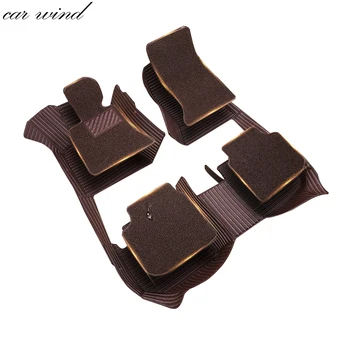 

Car wind leather car floor mat for BMW X1 X3 X5 e30 e34 e36 e39 e46 e60 e90 f10 f30 waterproof liner Carpets car accessories