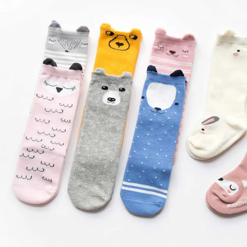 

Baby Socks Kids Boy Girl Knee High Tube Socks Newborn Infantil Cotton Socks Children Accessories