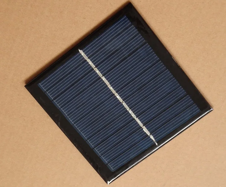 Качество 1 Вт 5,5 В 180 мАч Панели солнечные поликристаллического кремния эпоксидной Мини солнечных батарей Батарея для DIY