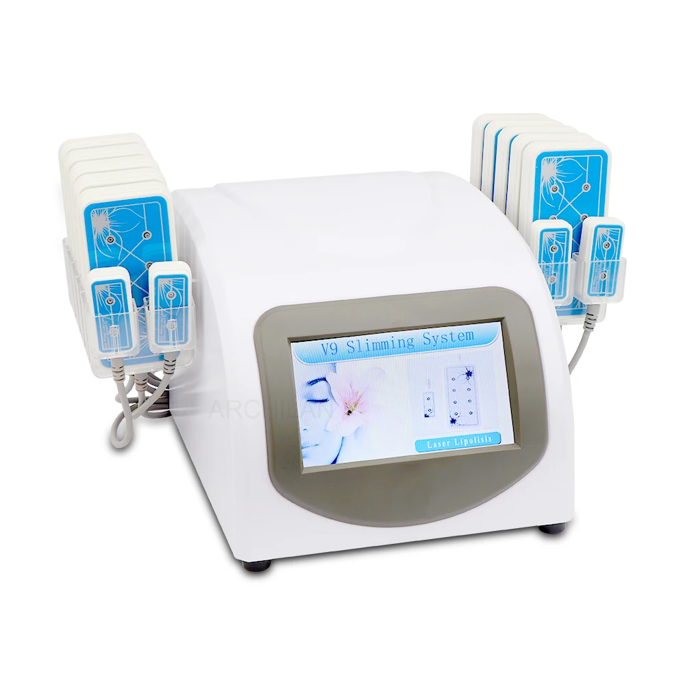 

Highest sales ！Design High Quality Fat LossLipo 14 Pads Fat Burning & Cellulite Removal Beauty Body Shaping Slimming Machine