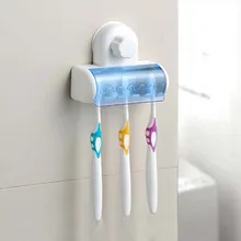 5 стеллажей пылезащитный держатель для зубных щеток для ванной кухни семейный держатель для зубных щеток s всасывающий держатель настенная подставка крюк