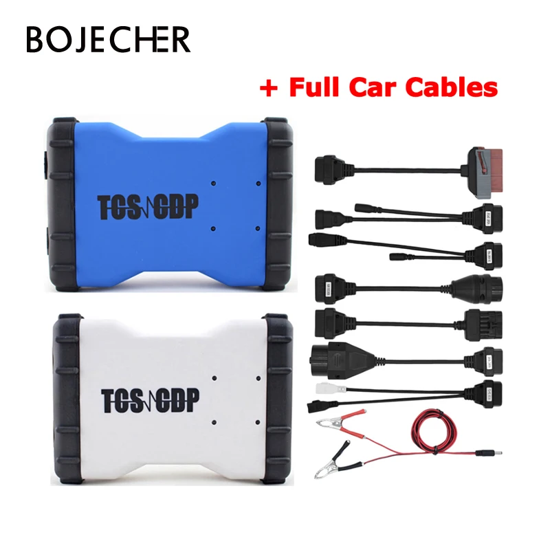 

2Pcs/Lot 2016.R0 with keygen Software TCS CDP Pro Plus With Bluetooth For Cars & Trucks 3 in 1 + Full Set 8 Car Cables DHL Free
