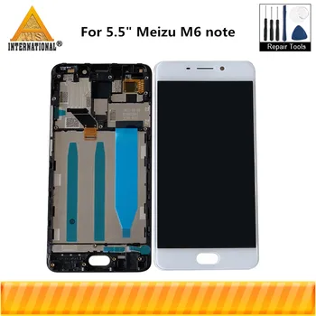 

Original Axisinternational 5.5" For Meizu M6 Note LCD Screen Display+ Touch Panel Digitizer With Frame For M6 Note Display