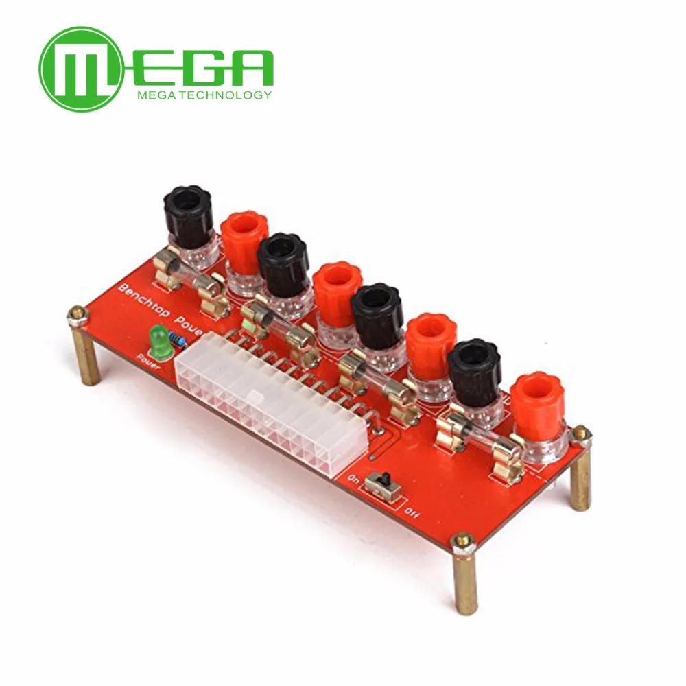 24 Pins ATX Benchtop Power Board Computer Connector Socket Supply Adapter Module 3.3V 5V 12V 5A | Электронные компоненты и