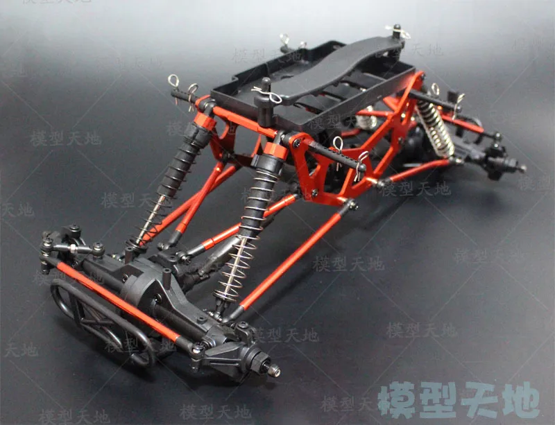 Радиоуправляемая модель игрушечного автомобиля HSP 94180 альпинистская рама может меняться D90 имитационная альпинистская машина двухколесная рулевая - Цвет: no tires