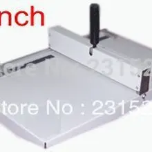 Бумажное руководство дрели, Зиговочная машина для бумажных фотографий карты 14 дюймов 360 мм