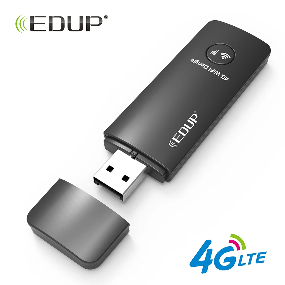 

EDUP 150Mbps 4G USB WiFi Dongle LTE Universal USB Modem Support 3g/4g Nano Sim Card for Desktop Notebook Tablet Phone etc.