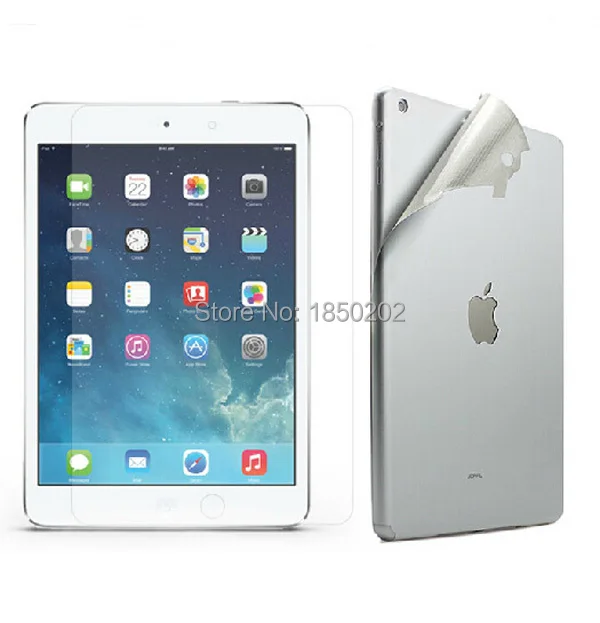 Для Apple iPad Air iPad5 5 Air2 2 iPad6 6 9," планшет Новые ЖК-прозрачные полноразмерные пленки передняя и задняя защитная пленка для экрана