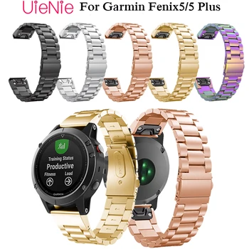 

22mm watch band for Garmin Fenix 5 wristband for forerunner 935 GPS Strap with quick release metal stainless steel bracelet band