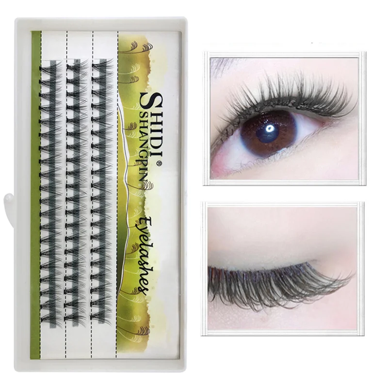 

New 1 box 5 pairs Natural Long Eye Lashes 3D Multi-layer Curling Cross False Eyelashes Daily Dating Makeup Tools Fake Eyelashes