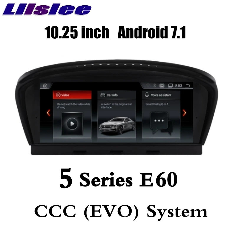 

LiisLee For BMW 5 E60 E61 2003~2008 For CCC System Evo ID6 CarPlay 2G RAM Car Multimedia Player GPS Audio Radio Navigation NAVI