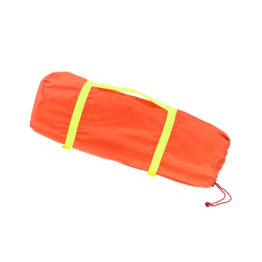 Tent Sleeping Bag Compression Sack Bag for Camping Outdoor Travel Orange Camp Sleeping Gears Travell Clothes Accessories