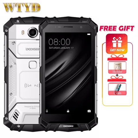 DOOGEE S60 Lite Mobile Phones Android 7 0 4GB 32GB Octa Core Smartphone IP68 Waterproof Wireless Charge Dual SIM Cell Phone