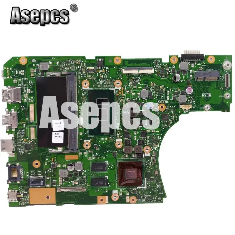 Asepcs X556UV материнская плата для ноутбука ASUS X556UQ X556UV X556UB X556UR X556U X556 Тесты оригинальная материнская плата DDR4 4G Оперативная память I7-6500U