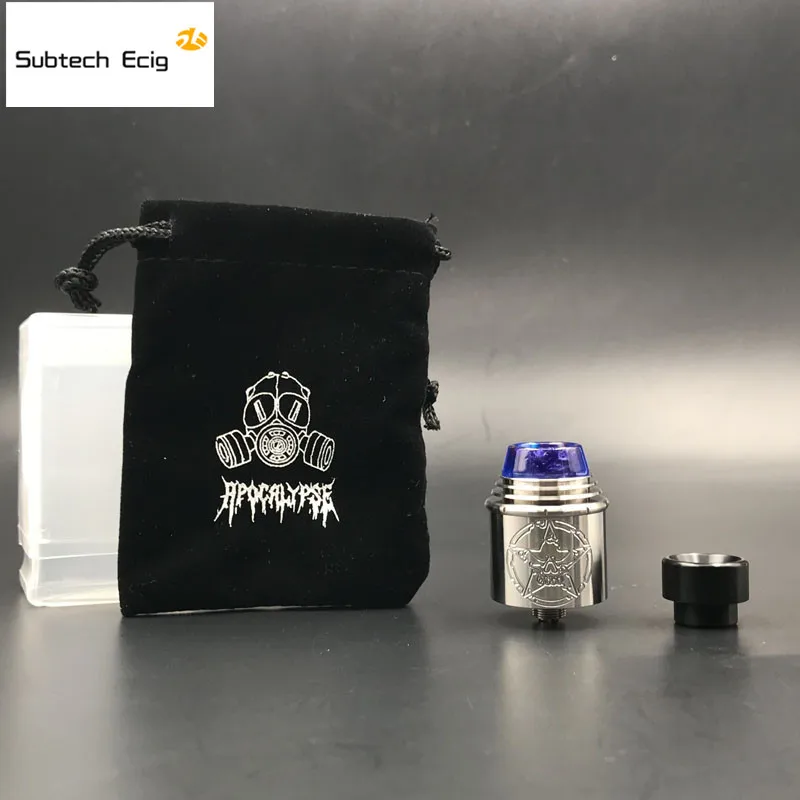 

Apocalypse Vital RDA atomizers Apocalypse GEN 3 RDA Huge Vape With Wide Bore 810 and resin Drip Tip 24mm Fit 510 E Cigarette