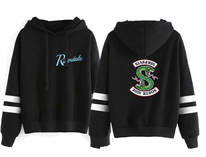 Толстовка с капюшоном Riverdale South Side Serpents модный мужской/женский пуловер и забавным