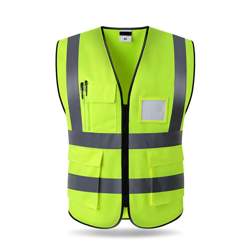 CHIZIYO NEW Unisex High Visibility Reflective Multi Pockets