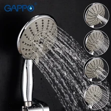 GAPPO распылитель для душа для ванной, ручная Регулируемая Душевая насадка, спа-насадка под давлением, фильтрованная Душевая насадка с потоком воды для ванной