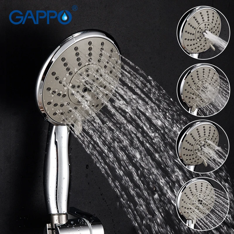 

GAPPO Bath Shower Sprayer Hand Hold Adjustable Shower Head SPA Pressurize Filtered Bathroom Water Flow Shower Head