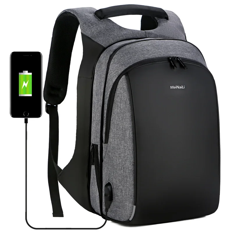 

2019 new promotional business back pack multifunction waterproof anti theft laptop backpack
